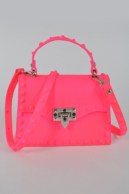 Kelly Small Jelly Purse Neon Pink