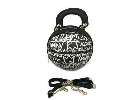 Ball Black Graffiti Bag