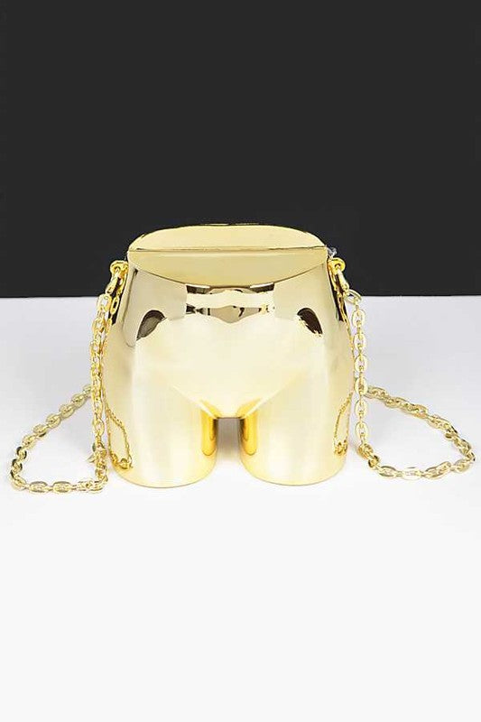 Iconic Novelty Clutch Swing Bag Gold