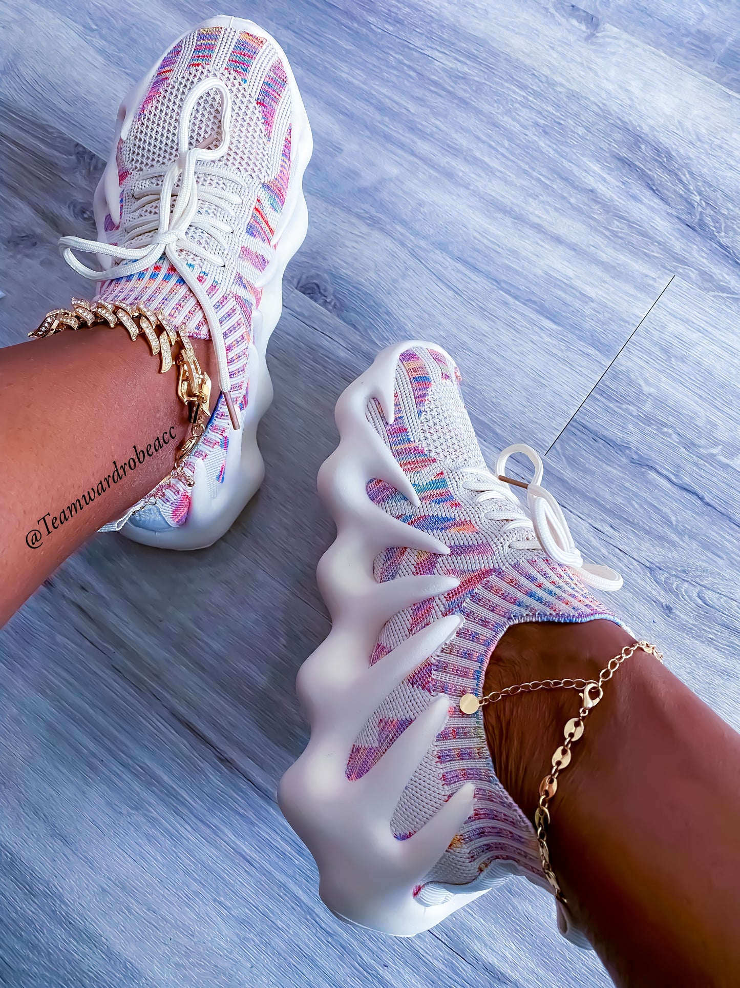 Hottest Sneakers Ivory Multi