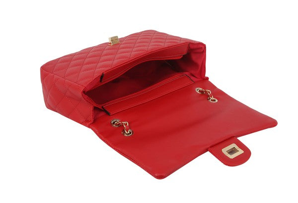 Quilted Billion Purse Red