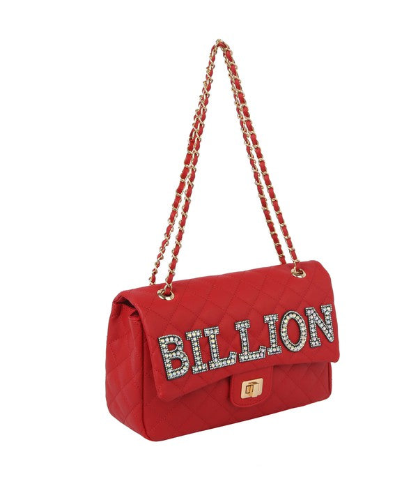 Quilted Billion Purse Red