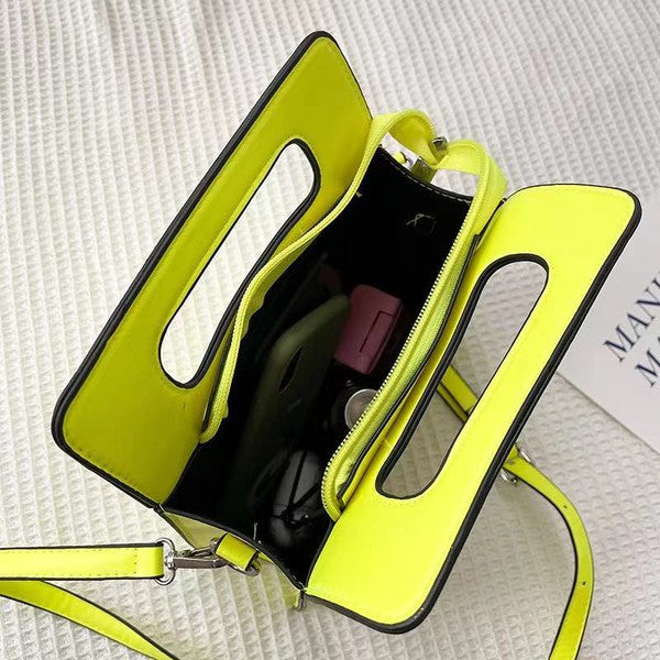 Catwalk Handbag Neon Yellow
