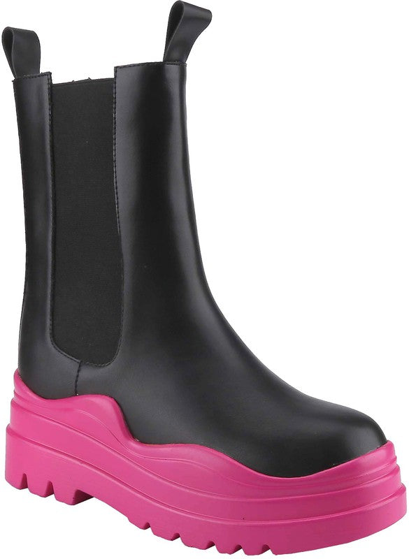 Most Wanted Boots Fuchsia